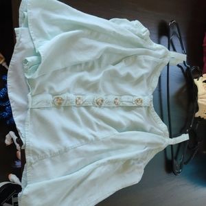 Button down tank top